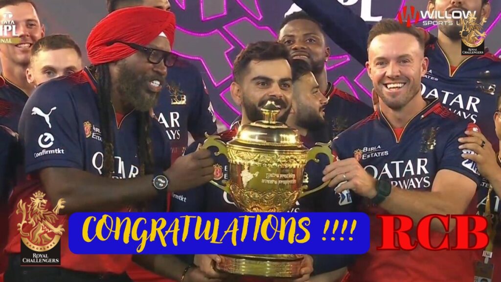 RCB WINS IPL 2025